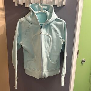 Lululemon Athletica Aqua Blue Zip-Up Jacket